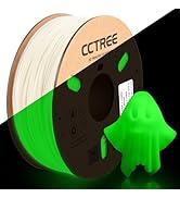 CCTREE Glow in The Dark ASA Filament 1.75mm, UV/Rain/Heat Resistant Durable 3D Printer Filament, ...