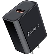 USB Charger Plug,Quick Charge 3.0 Fast Charging Block Wall Charger Cube Box for iPhone,Samsung Ga...