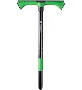 Hooyman Fiberglass Post Driver with No-Slip H-Grip Handle, and Durable Steel Design for Shard-Fre...