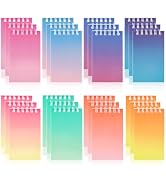 Hooqict 24 Pack Mini Pocket Notebooks Bulk Small Spiral Notebook Colorful Notepads Memo Note Pads...