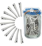 90Pcs Alligator Hair Clips for Hair Bows,(4.5cm/1.77") Bow Clips Bulk, Gator Metal Clip, Hairdres...