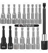 Magnetic nut driver set, 17pcs 65mm hex bit set_A Set That Meets All Tasks and Has Complete Dimen...