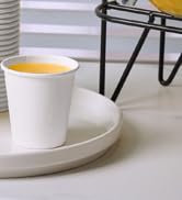 JOLLY CHEF 200 Count 12 oz Coffee Cups, Leak-Proof White Paper Cups for Coffee, Water, Juice, or ...