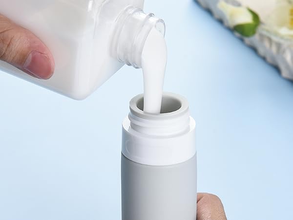 silicone travel bottles