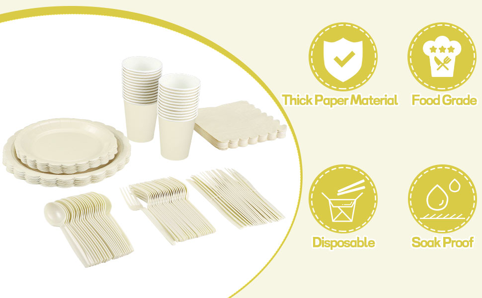 ivory plates