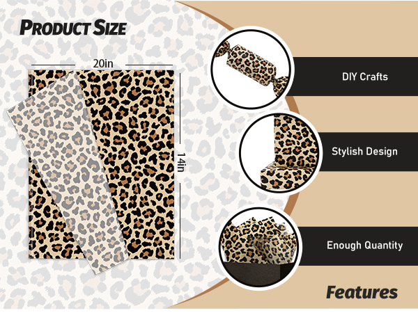 Leopard Print Tissue Paper