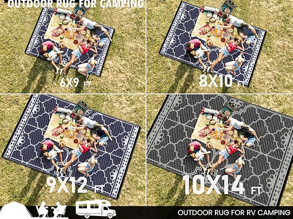 outdoor rug with lights
