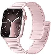 Easuny Magnetic Watch Band Compatible with Apple Watch 44mm 46mm 45mm 49mm 42mm 41mm 40mm 38mm Ba...