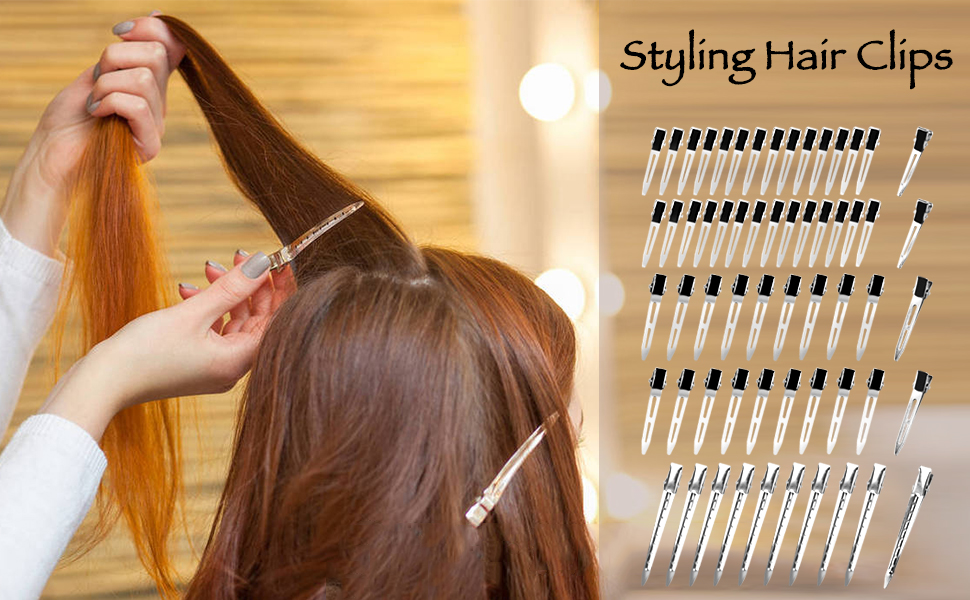 duckbilled hair clips