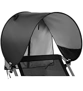 Sportneer Chair Sun Shade: UPF 50+ Universal Chair Canopy with Adjustable Angle & Back Flap, Fits...