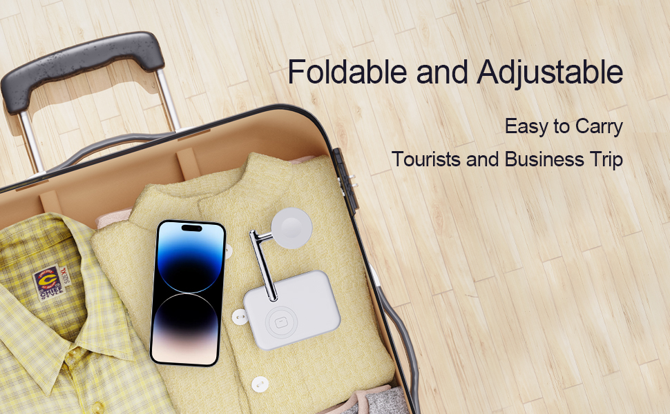 Foldable apple watch charger