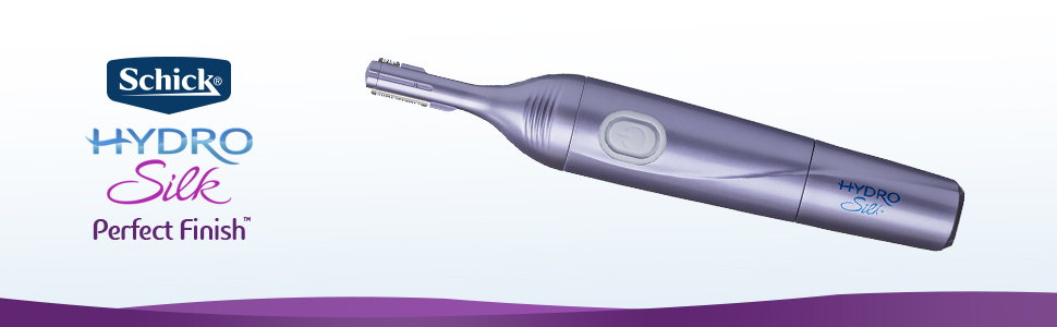 Schick Hydro Silk Perfect Groomer Bikini Trimmer Eyebrow Shaper Chin Arm Hair Pubic Waterproof