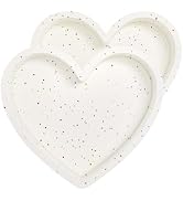 AOTASO Silicone Heart Shaped Cake Pans 10 Inch Large Heart Cake Pan Nonstick Silicone Heart Molds...