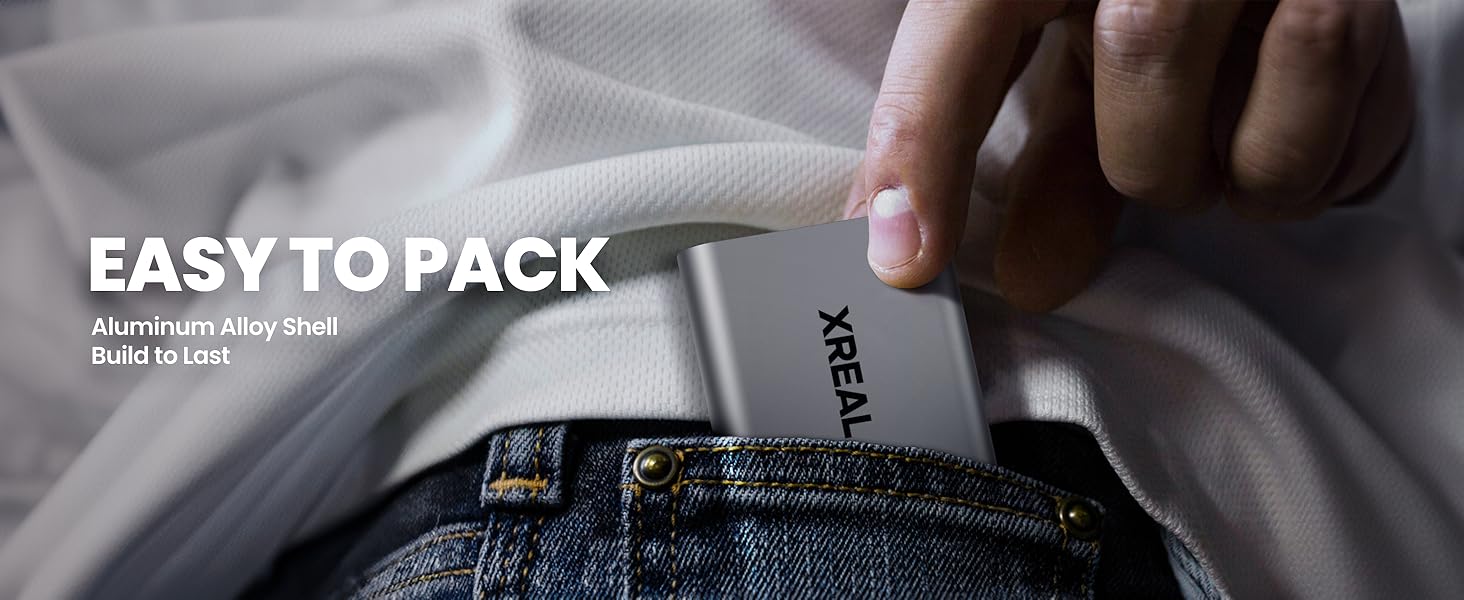 Easy to pack, aluminum alloy shell, build to last