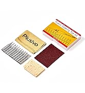 Soldering Iron Tips 12 pcs 900M Replacement Solder Tips Kit with Cleaning Sponge, Cloth, Sandpape...