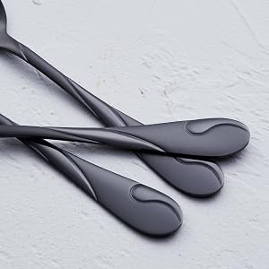 black coffee spoon