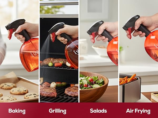 Evo Original Oil Sprayer, Non-Aerosol for Olive Oil, Cooking Oils, and Vinegars