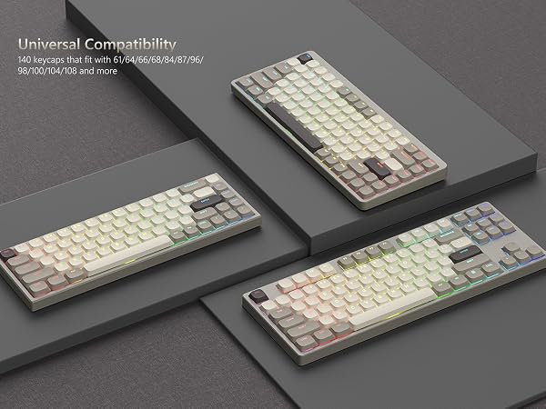 PBT Keycaps Full Size Keyboard Keycaps