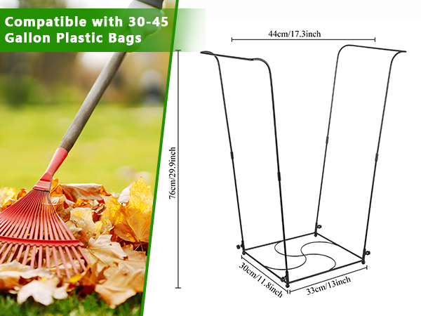 Garden Trash Bag Holder