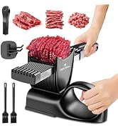 ONCE FOR ALL Fresh Meat Slicer with Handle Kitchen Knife Set For Meat Slicing Shredding, Manual J...