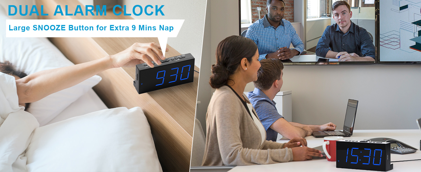 dual alarm clock