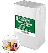 O2frepak 200 Quart Size 8" x 12" 4mil Thick Vacuum Sealer Bags with BPA Free and Puncture Prevent...