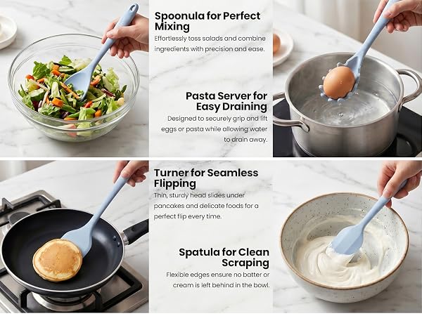 silicone cooking utensils set