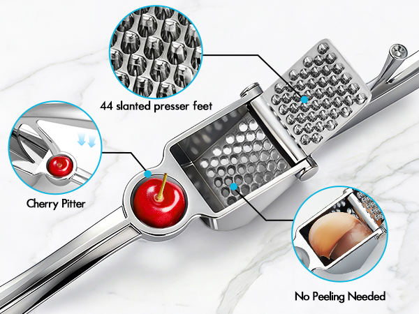 garlic press all metal