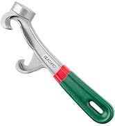 FEAOXYO Bucket Opener Tool 5 Gallon, Upgraded Aluminum Paint Bucket Lid Opener Wrench, 8.5 Inch M...