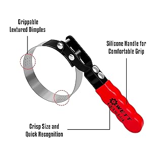 Swivel Oil Filter Wrench Set Standard Removal Tool Adjustable Oil Filter Plier and Valve Lapper