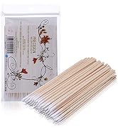 500 Count 4 Inch Pointed Cotton Swabs Precision Microblading Cotton Tipped Applicator Tattoo Perm...