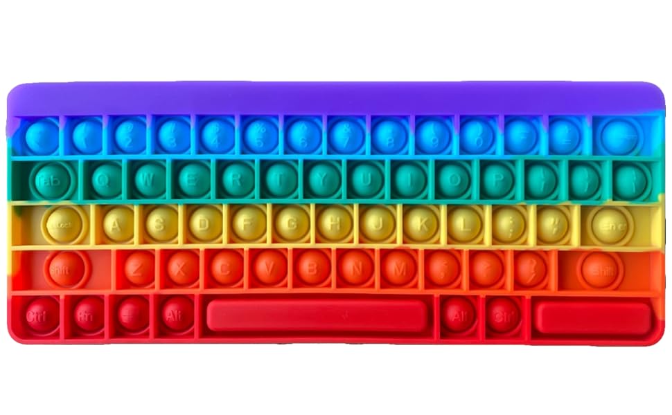 Pop Silicone Popper Toy Anxiety Stress Reliever Relief Autism Learning Materials Game Gift for Kids