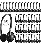 CN-Outlet 50 Packs Classroom Headphones Bulk for School Students Kids Children Toddler Boys Girls...