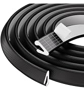 Weather Stripping Door Seal - Self Adhesive Weather Strip V Shaped Seal Strip,Black,6m