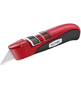 HAUTMEC High Safety Utility Knife, Self-retracting Box Cutter with Double Safety Mechanism - Auto...