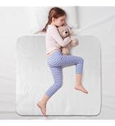 Pee Pads for Kids 34"x 36", Washable Potty Training Bed Pads for Toddlers with 4 Layers of Protec...