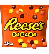 REESE'S PIECES Peanut Butter in a Crunchy Shell, Candy Bulk Bag, 48 oz