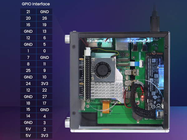 Mini PC Case for Raspberry Pi 5