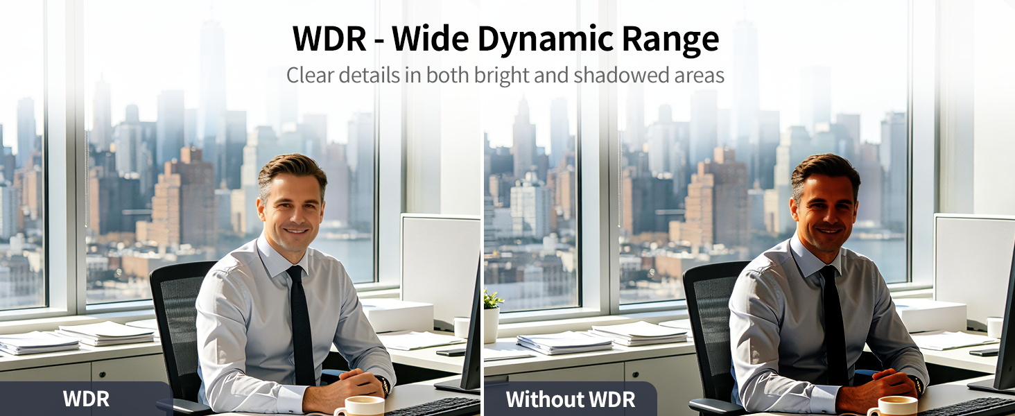 WDR HDR Webcam low light