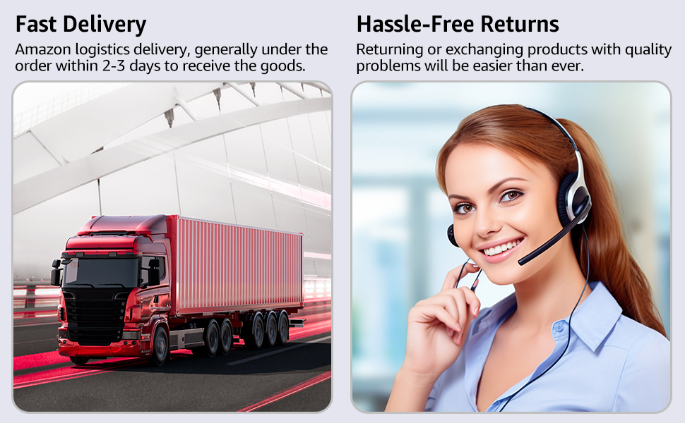 Fast delivery and assured after-sales service