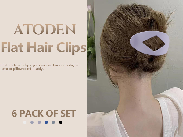large flat hair clips for women thick hair