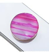 GRIPONG Gold Bezel Authentic Agate Natural Gemstone Multi Functional & Collapsible & Detachable M...