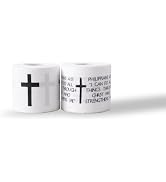 Ao Yee ZGL 2pcs Cross Christian Sports Tape with Jesus Bible Verse, 2" X 23ft Cotton Wristbands f...