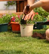 RESTMO 3-in-1 Heavy Duty Gardening Tools Kit, Premium Carbon Steel Garden Hand Tools with Ergonom...
