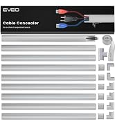 Cord Hider 153in - Cord Covers for Wires - Paintable Cable Hider - Cable Management - Wire Hiders...