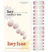 Heyhae Semi Cured Gel Nail Strips | No LED Lamp Needed |Pink, Ombre | Easy Apply & Remove, Salon ...