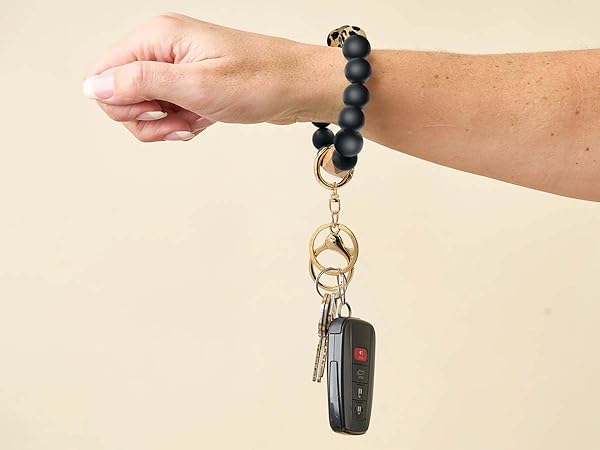 Keychain Cute Wrist Keychain Bracelet Key Ring Bracelet
