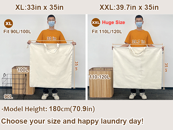 5 size Large Laundry Bag