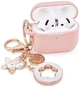 Case Compatible for Apple Airpods 4 - VISOOM Airpods 4 Cases 2024 Cover Women Cute Silicone iPods...