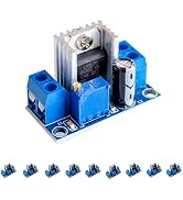 10 Packs LM317 DC-DC Circuit Board Module, Linear Regulator, LM317 Adjustable Voltage Regulator P...